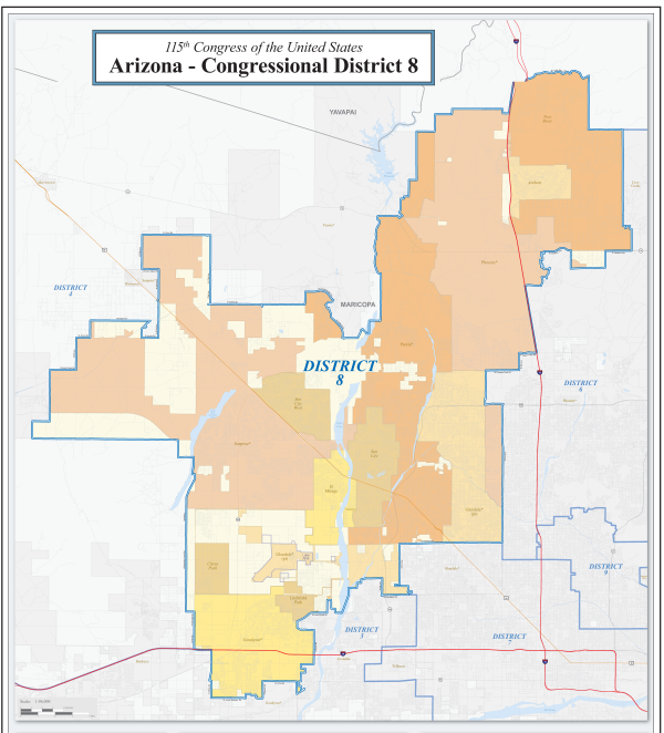 Arizona 4th Congressional District Map